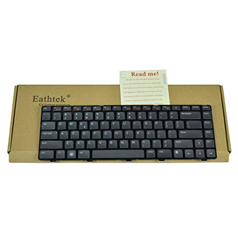 Eathtek Replacement Keyboard with Backlit for Dell Inspiron N4110 N411Z M4040 M4110 N4050 N4110 14R 3420 15 3520 5420 7420 XPS L502X X501L X502L Vostro V131 1540 2520 0X38K3 series Black US Layout
