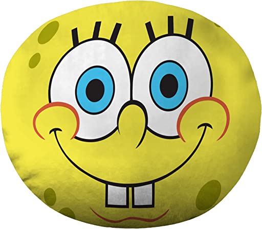 Northwest 11" Cloud Pillow, 1 Count (Pack of 1), Spongebob