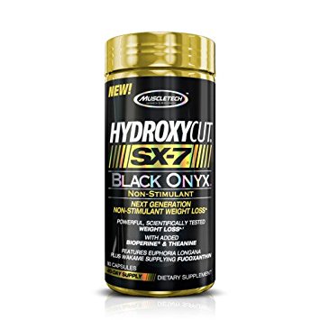 Hydroxycut Next Generation Non-Stimulant Weight Loss SX-7 Black Onyx 80 Capsules