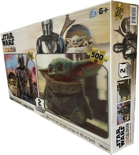 Star Wars The Mandalorian Prime 3D Puzzles Two Pack 500pc