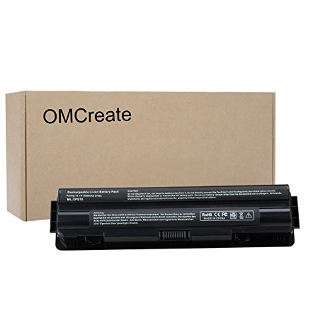 OMCreate 9 cell Laptop Battery for Dell XPS 15 ( L502X L501X ) / XPS 14 (L401X) / XPS 17 (L701X), fits P/N:JWPHFJ70W7 R795X -12 Months Warranty