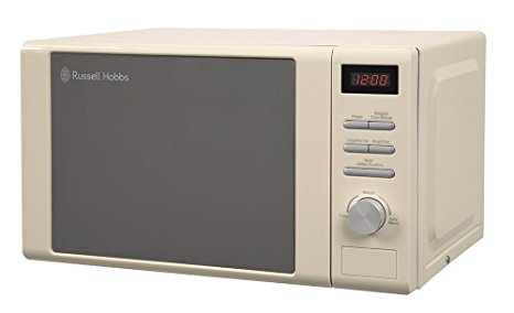 Russell Hobbs RHM2064C Heritage Digital Microwave, 20 Litre - Cream