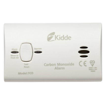 Kidde 7COC Carbon Monoxide Alarm (replaceable batteries) 10 Year Sensor and Warranty