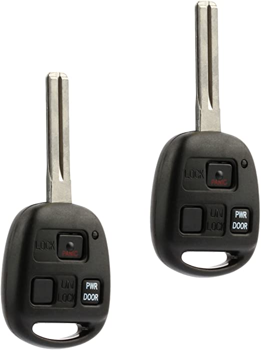 Key Fob Keyless Entry Remote fits Lexus 2004-2006 RX330 /2007-2009 RX350 / 2006-2008 RX400h (HYQ12BBT), Set of 2