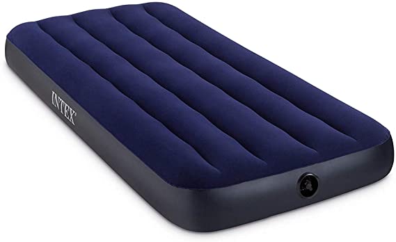 Intex Single Inflatable Air Bed Cot Size : 30W X 75LX 10H inch