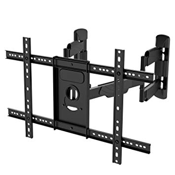 Corner TV Wall Mount Bracket Tilts, Swivels, Extends - Full Motion Articulating TV Mount for 37-70 Inch LED, LCD, Plasma Flat Screen TVs - Holds up to 99 Lbs, VESA 600x400 - Heavy Duty TV Bracket