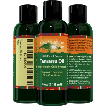 Rise 'N Shine Organic Tamanu Oil, 4 oz.