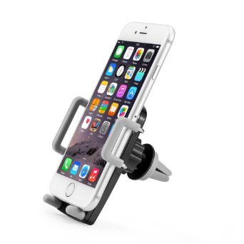 Car Mount Amotus Universal Air Vent Super Sturdy Base 360 Degree Mini Car Holder for iPhone 6 6S Plus 5S 4S Samsung Galaxy S6 S5Google Nexus Sony Xperia GPS Devices