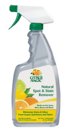 Citrus Magic Natural Instant Spot and Stain Remover Spray, 22-Ounce
