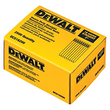 DEWALT DCS16200 2-Inch by 16 Gauge Finish Nail (2,500 per Box)