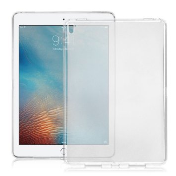 iPad pro 9.7 case, CLEAR case Flexible Soft Transparent TPU Shockproof Rubber Back Cover for iPad Pro 9.7 inch - Clear