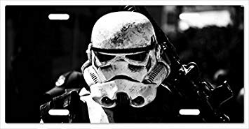 Star Wars Storm Trooper G5 Vanity License Plate