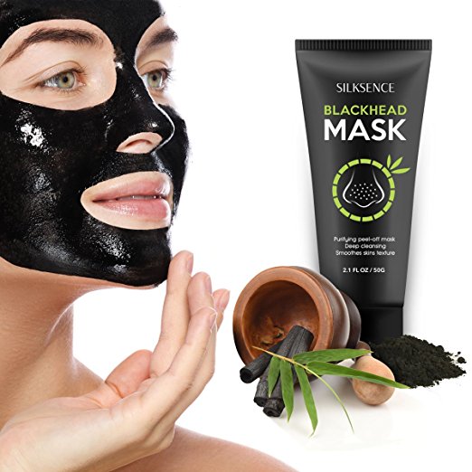 SILKSENCE Blackhead Remover Mask, Deep Cleansing Purifying Peel-Off Black Mask 50g