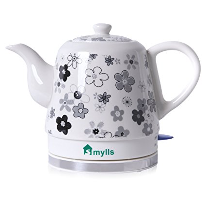 SMYLLS Electric Ceramic Kettle Coffee Teapot, Fade Color
