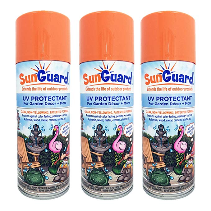 SUNGUARD UV Protectant for Outdoor Decor, Furniture & More (3-Pack)