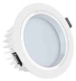 LED 12W recessed lighting fixture ceiling light dimmable downlight replace 90W halogen 4in for remodel and new construction