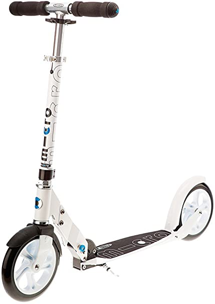 Micro White & Black Adult Scooters