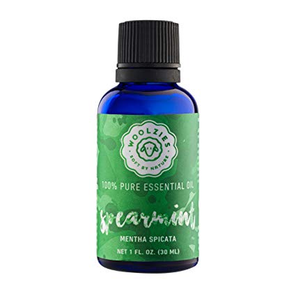 Woolzies 100% Pure Spearmint Essential oil, Therapeutic grade, Aromatherapy oils – 1oz