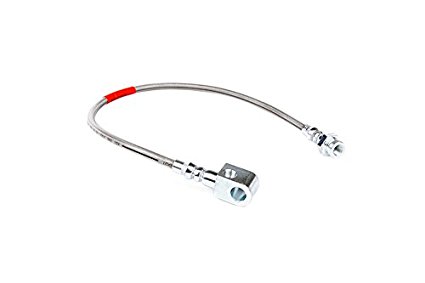 Rough Country - 89330S - Stock Replacement Rear Stainless Steel Brake Line for Ford: 80-96 Bronco 4WD, 80-83 F100 4WD, 80-96 F150 4WD