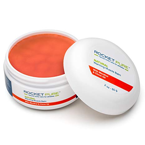 Natural Warming Muscle Balm. Relief Before or After Exercise, Soothes Pain, Tired and Sore Muscles. Natural Balm Made in the U.S. is Better Than Other Creams, Gels and Ointments. (Warming Balm)