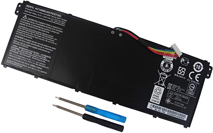 AC14B8K Laptop Battery for Acer Aspire R5-471T R5-571T R5-571TG R5-571TG-7229 R7-371T N15W5 CB5-571 CB3-531 Swift 3 SF314-51 SF314-52 Nitro 5 AN515-51 AN515-52 AN515-53 Aspire 5 A515-51 4ICP5/57/80