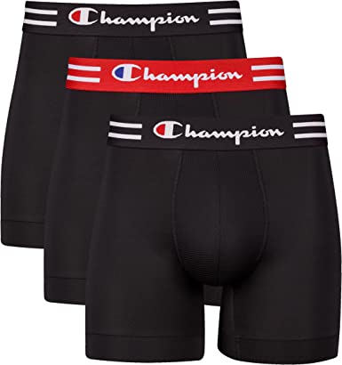 Champion Men's Performance Boxer Brief 3 Pack