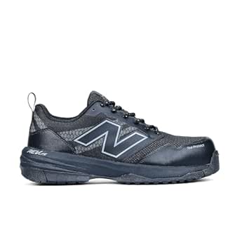 New Balance Men's Composite Toe Quikshift Industrial Shoe, Black/Black/Black, 7 Wide