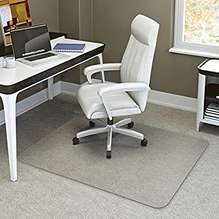 Mat Depot Deluxe Chair Mat, Beveled Edge, 46x60 inches, 3/16" Thick, Clear