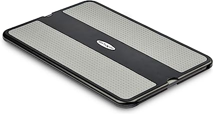 StarTech.com Lap Desk - for 13" / 15" Laptops - Portable Notebook Lap Pad - Retractable Mouse Pad - Anti-Slip Heat-Guard Surface (NTBKPAD) Black, Gray