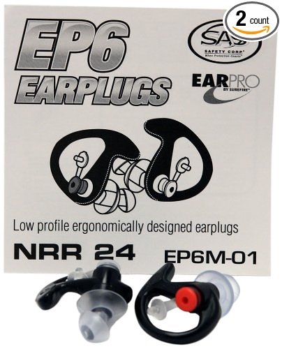 SureFire EarPro EP6 Signature Series Hearing Protection Earpieces