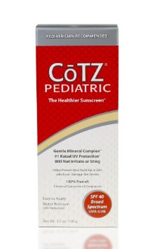 Cotz Pediatric Spf 40, 3.5 Ounce