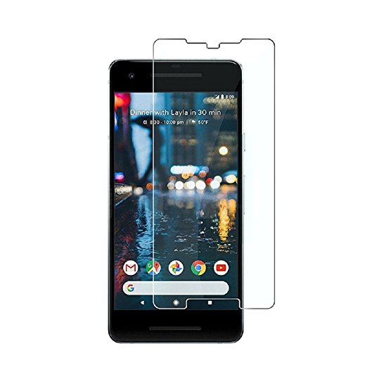 Google Pixel 2 XL Screen Protector, YIHAILU Tempered Glass Screen Protective Film HD Clear Anti Scratch Bubble-Free Shield for Google Pixel2 XL