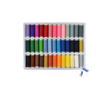 Generic Bluecell 39 Assorted Color 200 Yards Per Unit Polyester Sewing Thread Spool Set  Bluecell LCD Cleaner Stylus