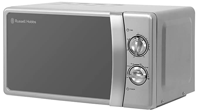 Russell Hobbs RHMM701S Compact Manual Microwave, Silver