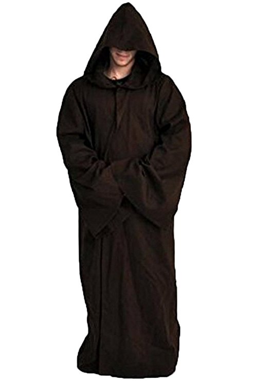 CosplaySky Star Wars Jedi Robe Costume Adult Hooded Cloak
