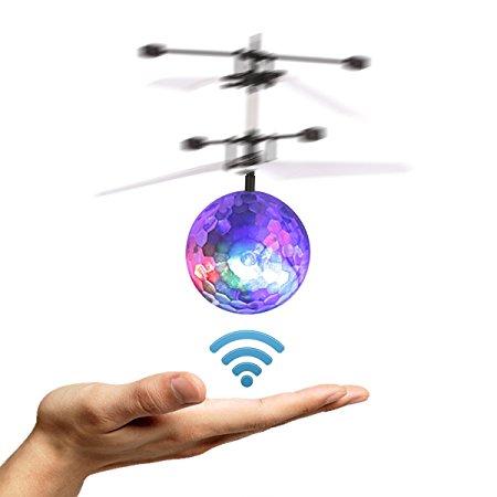 Flying Toys - Aieve Flying Induction Toys RC Flying Ball Crystal Flashing LED Light Flying Kids Toys