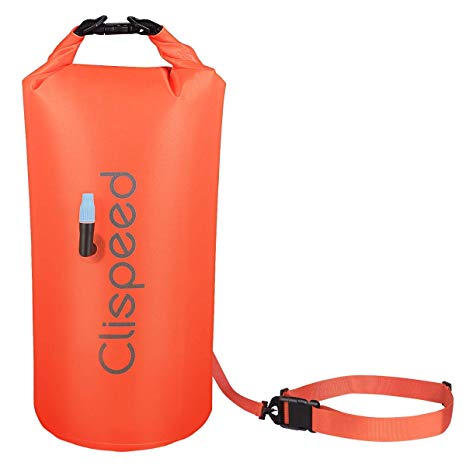 CLISPEED Swim Buoy Waterproof Dry Bag for Open Water Swimmers Triathletes Snorkelers Surfers