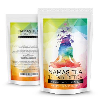 Namastea 14 Day Detox & Body Cleanse: Weight Loss, Appetite Suppressant, Reduce Bloating, Organic Teatox