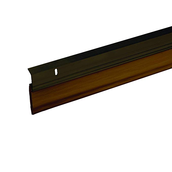 Frost King A82/36BR Extra Wide Heavy Duty Alum/Vinyl Door Sweep, 2-3/8In Wide x 36In Long, Bronze