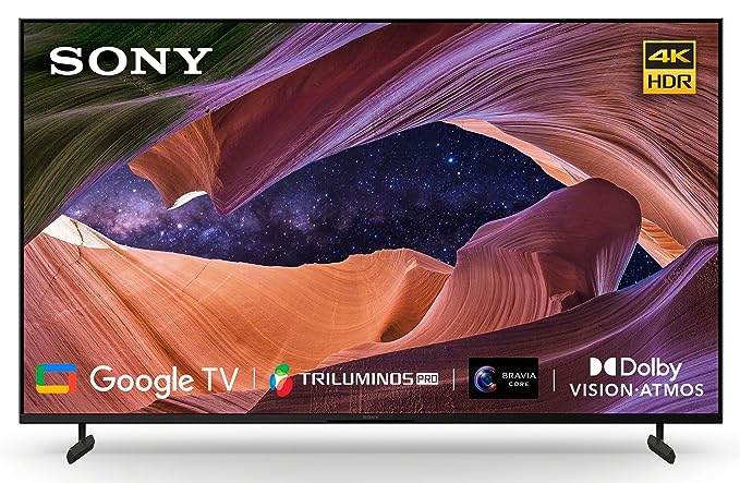 Sony Bravia 139 cm (55 inches) 4K Ultra HD Smart LED Google TV WO_KD-55X82L (Black)