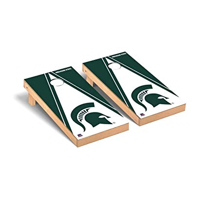 Victory Tailgate Regulation Collegiate NCAA Triangle Series Cornhole Board Set - 2 Boards, 8 Bags - 600  Teams Available