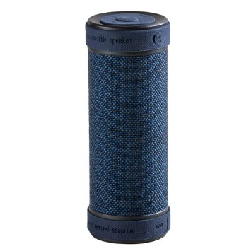 Hapyia Portable Wireless Bluetooth Speaker with Power Bank, 360-Degree 3D Stereo Surround Sound, Waterproof Shockproof and Dustproof (Dark Blue)