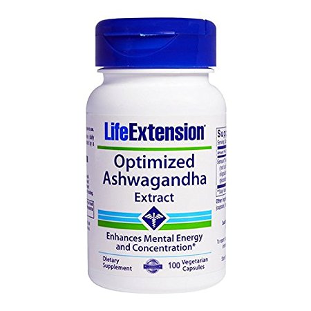 Life Extension Optimized Ashwagandha Extract, 100 Count