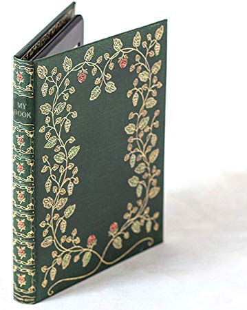 Kindle Case with Foldback Classic Book Cover (My Book Floral Green)
