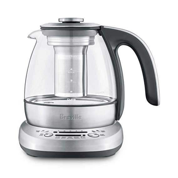 Breville BTM500 Smart Tea Infuser Compact, Brushed Stainless Steel