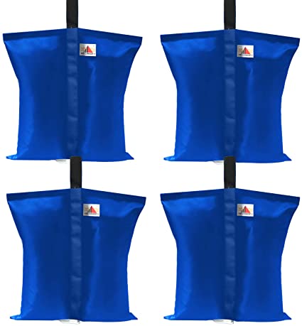 ABCCANOPY Industrial Grade Weights Bag Leg Weights for Pop up Canopy Tent 4pcs-Pack (Blue-4pcs)