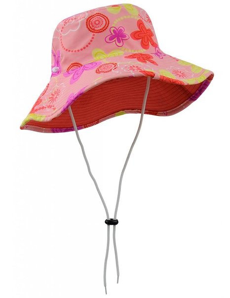 Tuga Girls UPF 50 Reversible Bucket Hats UV Sun Protective - Tropical