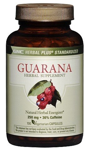 GNC Herbal Plusreg Standardized Guarana 100 Vegetarian Capsules