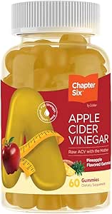 Zahler - Apple Cider Vinegar Gummies - Kosher & Delicious ACV Gummies for Women & Men - Detox Support & Cleanse - Gut Health & Metabolism Support - 60 Pineapple Flavored Gummies.