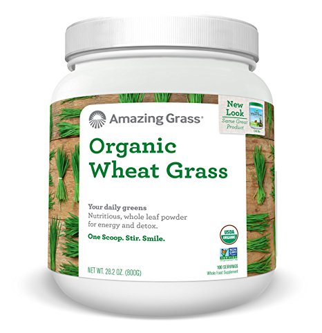 Amazing Grass Organic Wheat Grass, 100 Servings, 28.2 Ounce